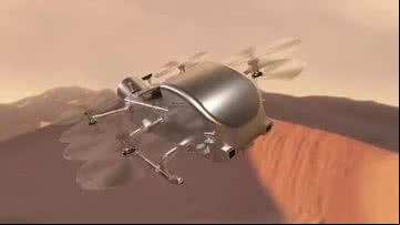 A nave Dragonfly - Divulgação/Nasa
