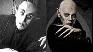 Cena do filme Nosferatu (1922) e do remake (2024) - Divulgação / Prana Film e Divulgação