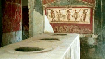 O thermopolium de Vetutius Placidus - Divulgação/Universidade de Chicago