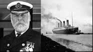 O capitão Edward John Smith e o navio Titanic - Getty Images
