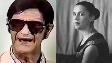 Chico Xavier e Tarsila do Amaral - Reprodução/Vídeo/YouTube / Getty Images