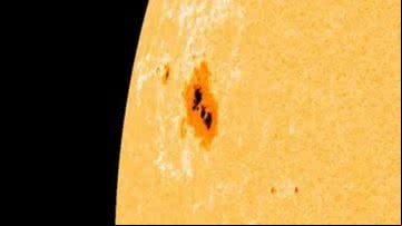 Mancha solar avistada pelos astrônomos pode bater recorde - Divulgação/NASA