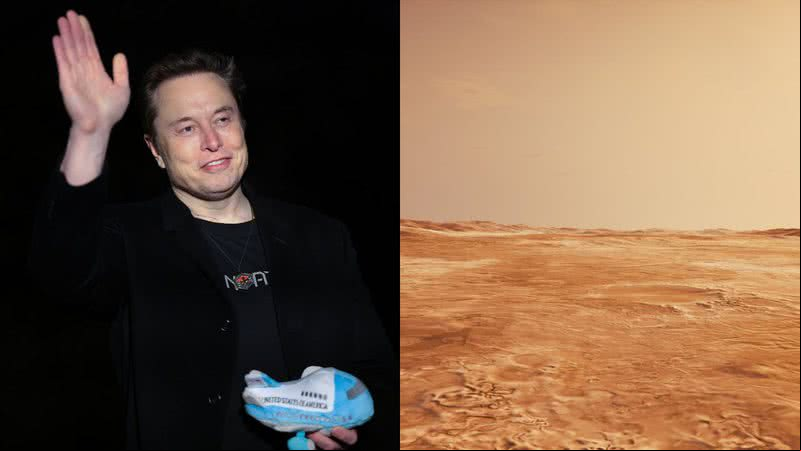 Elon Musk defende colonização de Marte - Getty Images