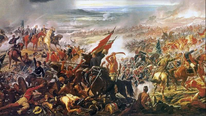 Obra de Pedro Américo retrata a Batalha do Avaí, ocorrida durante a Guerra do Paraguai - Domínio Público / Wikimedia Commons