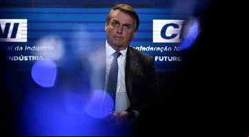 Bolsonaro, atual presidente do Brasil, em reunião na CNI - Getty Images