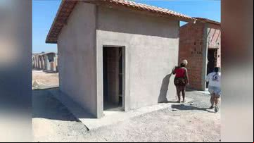 Casas populares de 15 m² que estão sendo construídas em Campinas - Divulgação / Twitter
