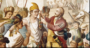 Primeiro encontro entre Montezuma e Hernán Cortez - Getty Images